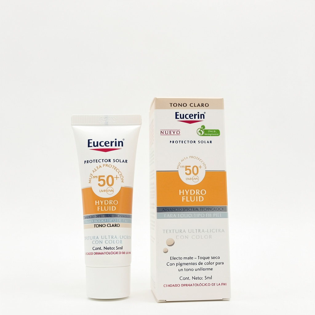 Eucerin Hydro Fluid 1pz tono claro SPF 50+