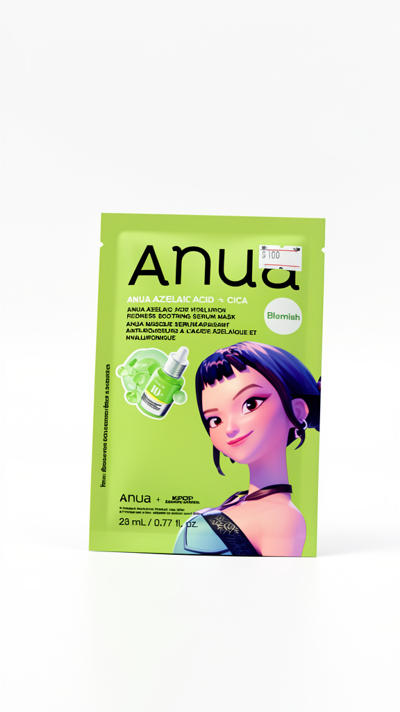 Anua Azelaic Acid + Cica mascarilla verde