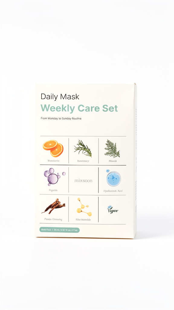 Mixsoon Daily Mask Weekly Care Set