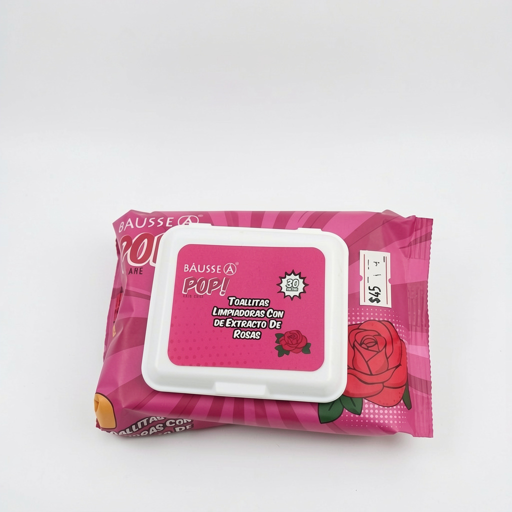 BAUSSE toallitas extracto de rosas