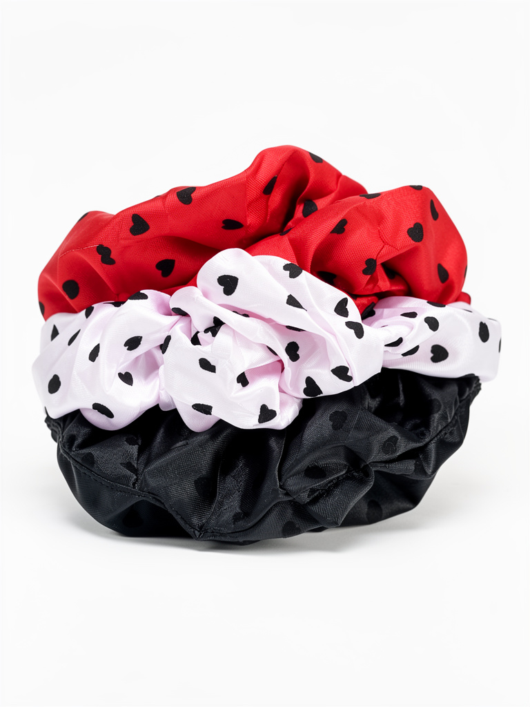 SCRUNCHIE SEDA CORAZONES