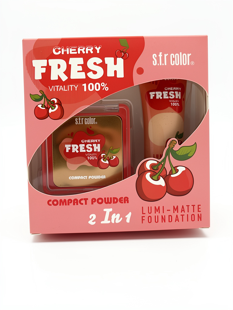 KIT POLVO Y BASE CHERRY FRESH