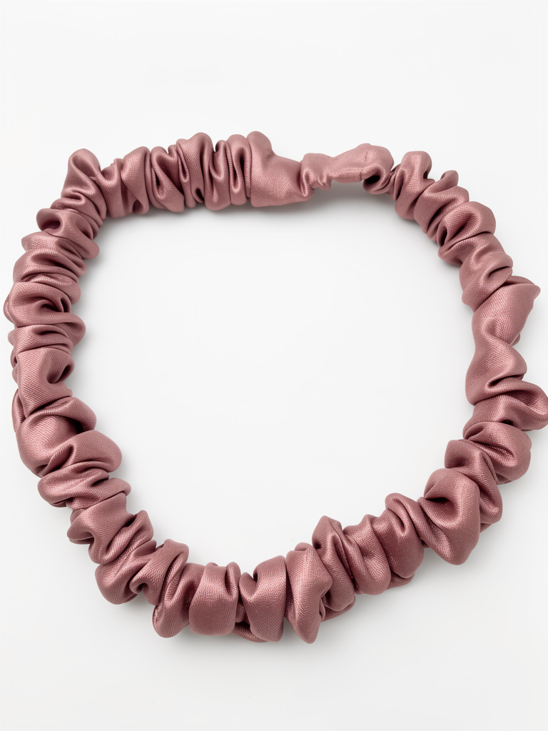 DIADEMA SCRUNCHIE DE SEDA