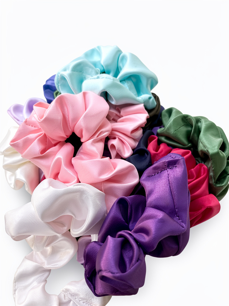 SCRUNCHIES SEDA SENCILLAS
