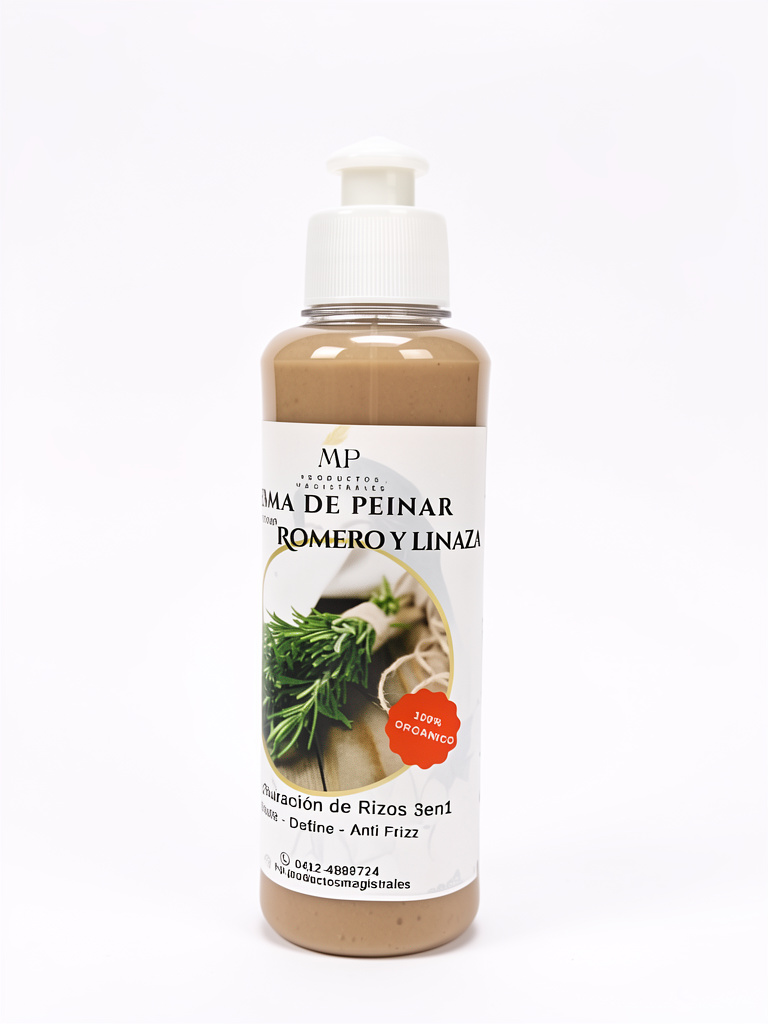 CREMA DE PEINAR ROMERO Y LINAZA