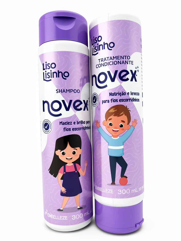 KIT LISO LISINHO NOVEX