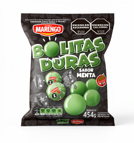 Bolitas duras de menta 454 gr