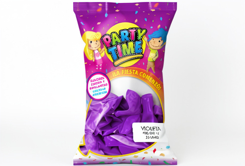 Party Time - Globos Perlados Violeta 12" x25 unidades