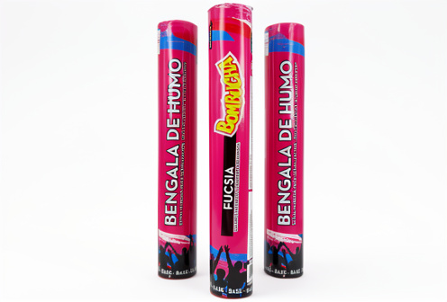 Bengala de Humo Fucsia