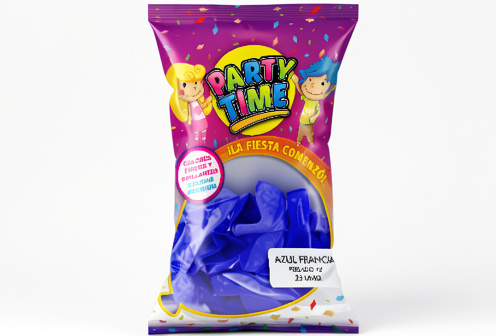 Party Time - Globos Perlados Azul Francia 12" x25 unidades