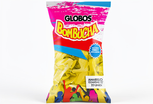 Bombucha - Globos Amarillo 12" x25 unidades