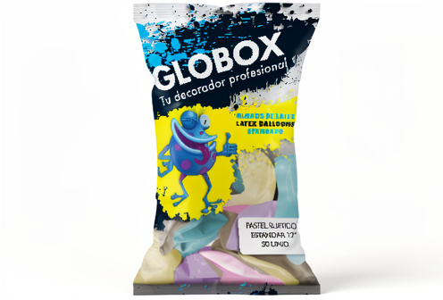 Globox Stándard Pastel Surtido 12" x50 unidades