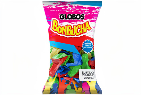 Bombucha - Globos Perlados Surtido 9" x25 unidades