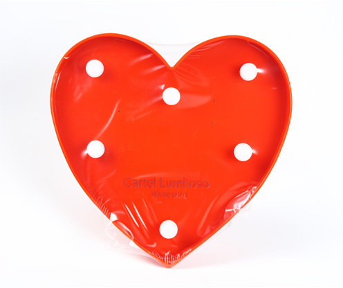 CARTEL LUMINOSO CORAZÓN LED