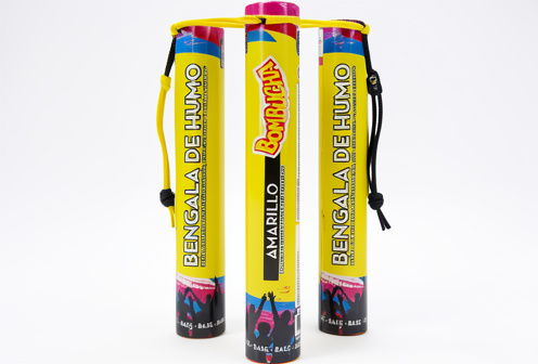 Bengala de Humo Amarillo