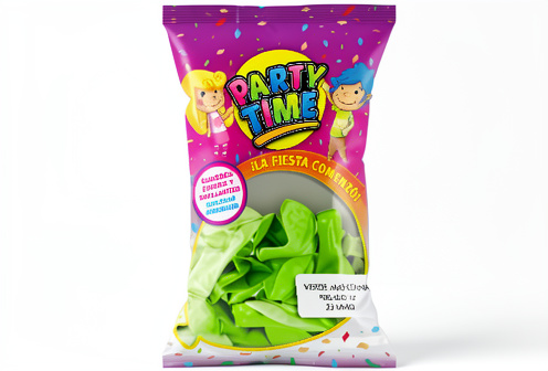Party Time - Globos Perlados Verde Manzana 12" x25 unidades