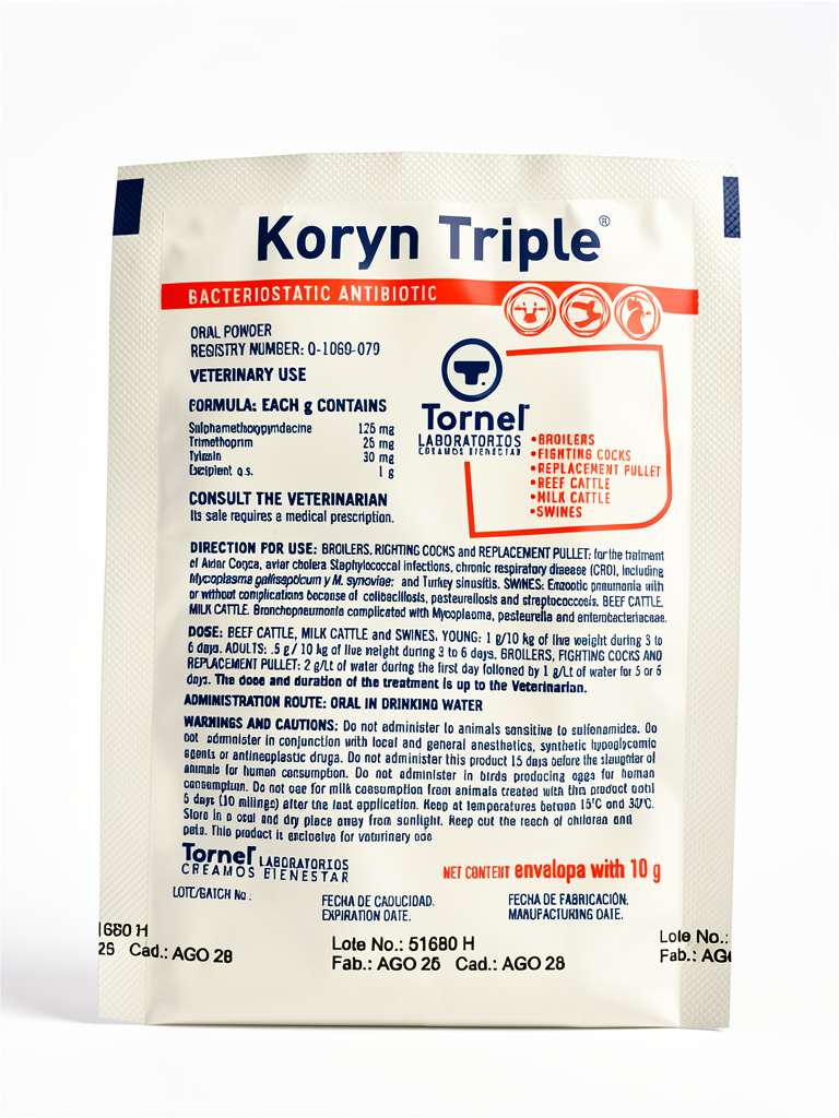 Korin Triple (20 Grms)  (20 Litros De Agua )