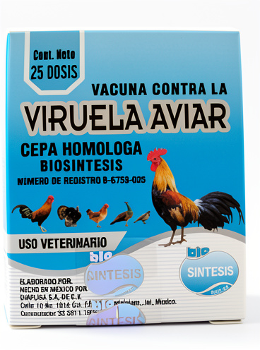 Viruela aviar (25 dosis)