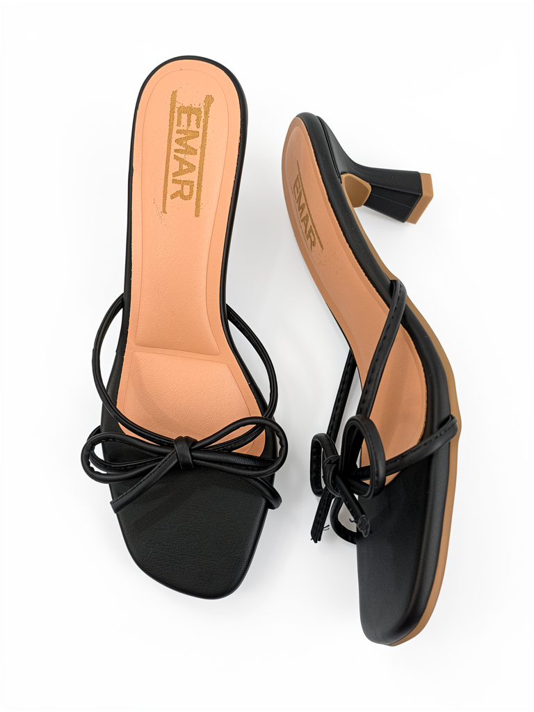 Taco negro lazo (Taco copa - 5.5)