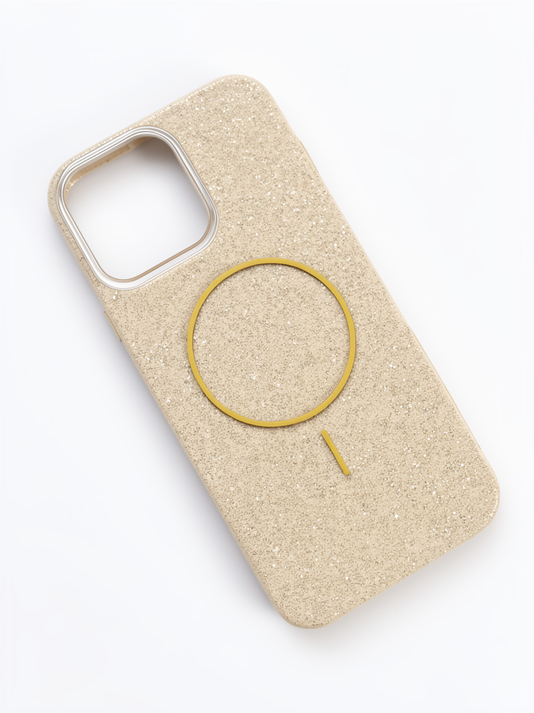 15 pro Funda glitter beige con MagSafe