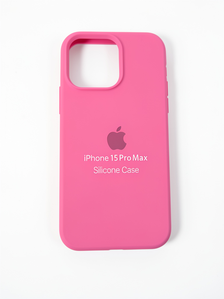 iPhone 15 Pro Max silicona rosado