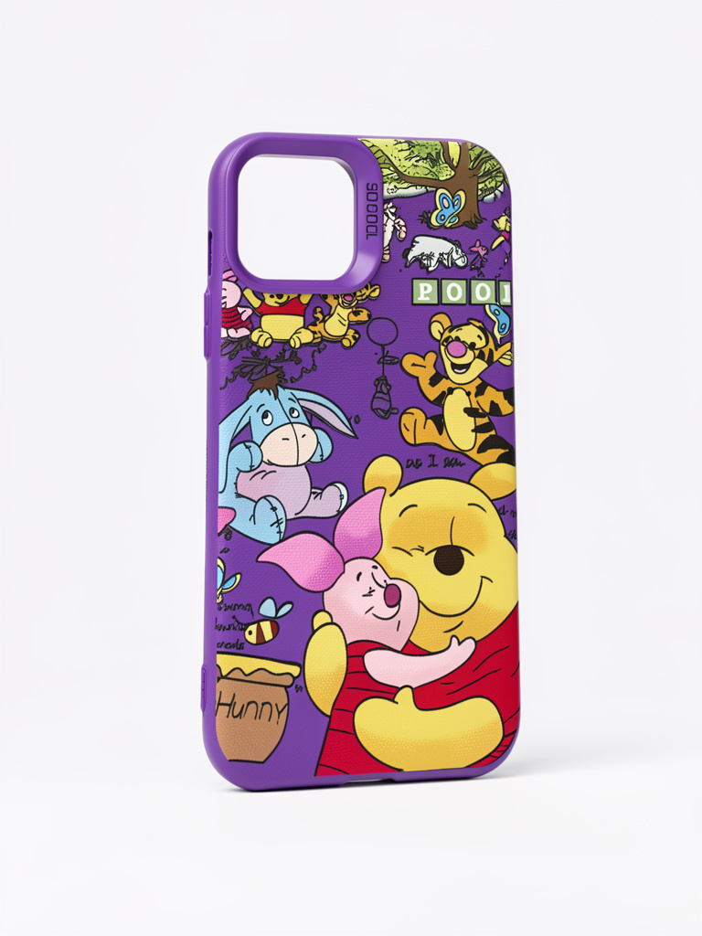 iPhone 12 normal/12 pro Case Pooh morado
