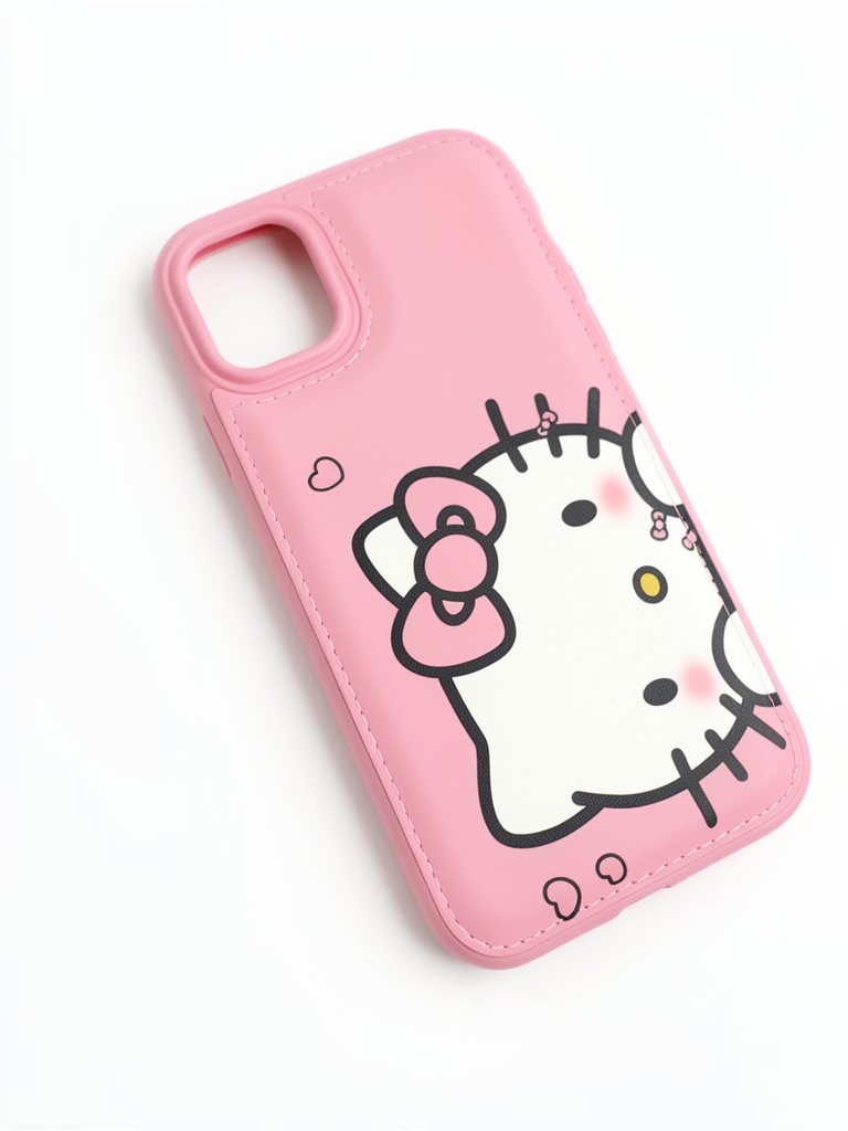 iPhone 11 normal Hello Kitty case rosada