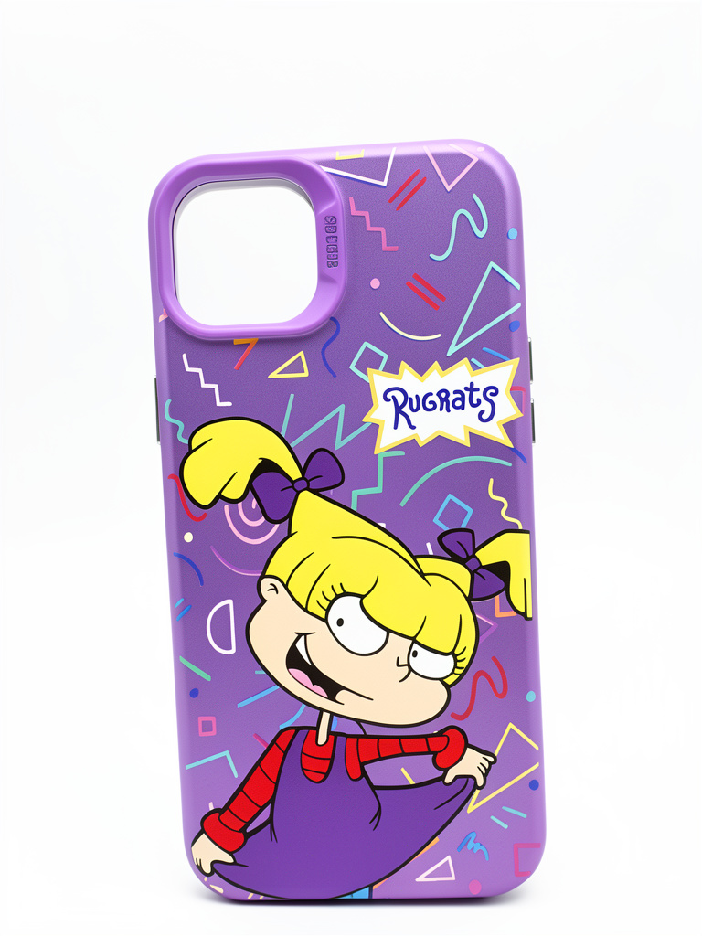 iPhone 14/15 plus Rugrats case morada