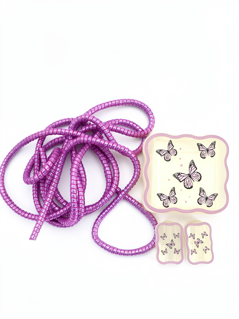 Protector morada mariposas
