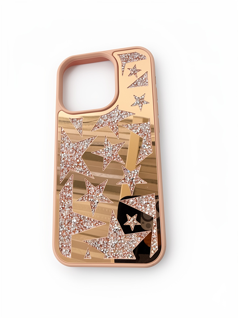 CASE 15 PRO ESPEJO ESTRELLAS