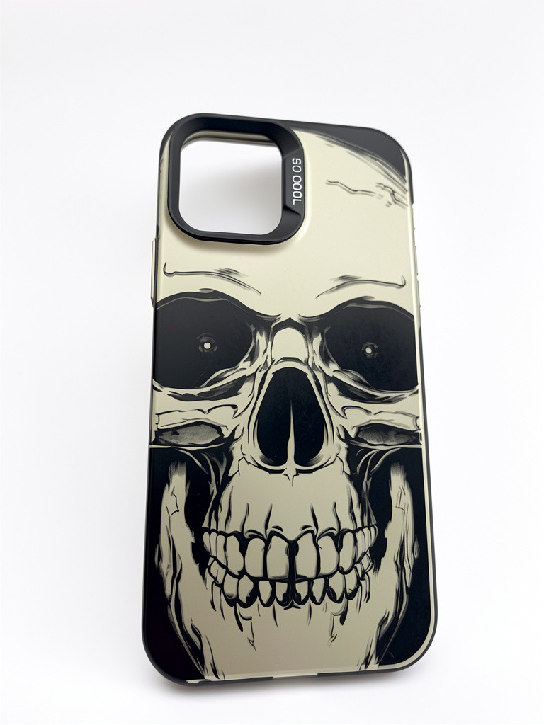iPhone 12normal/12 pro negro calavera