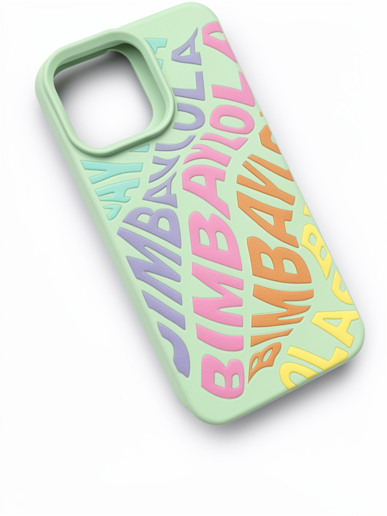 iPhone 15 pro Max Bimba Y Lola funda verde pastel