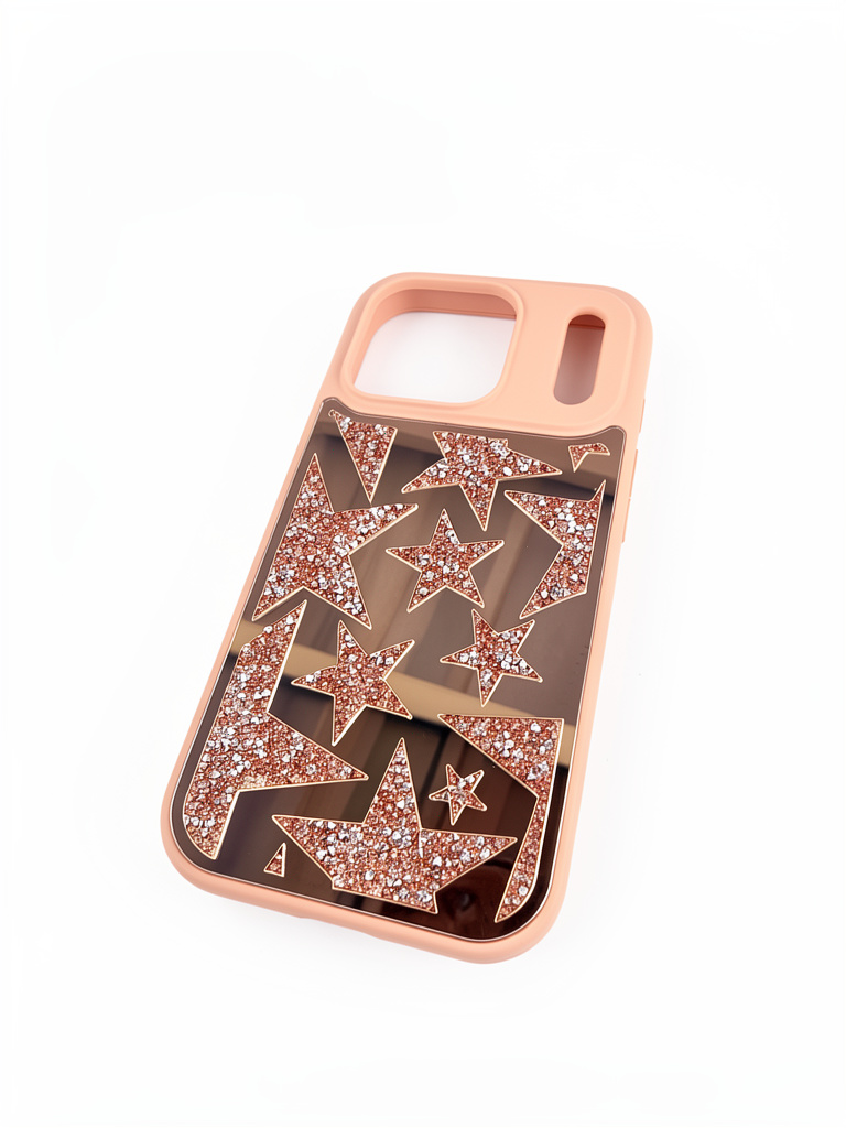 CASE 17 PRO ESTRELLAS ROSA