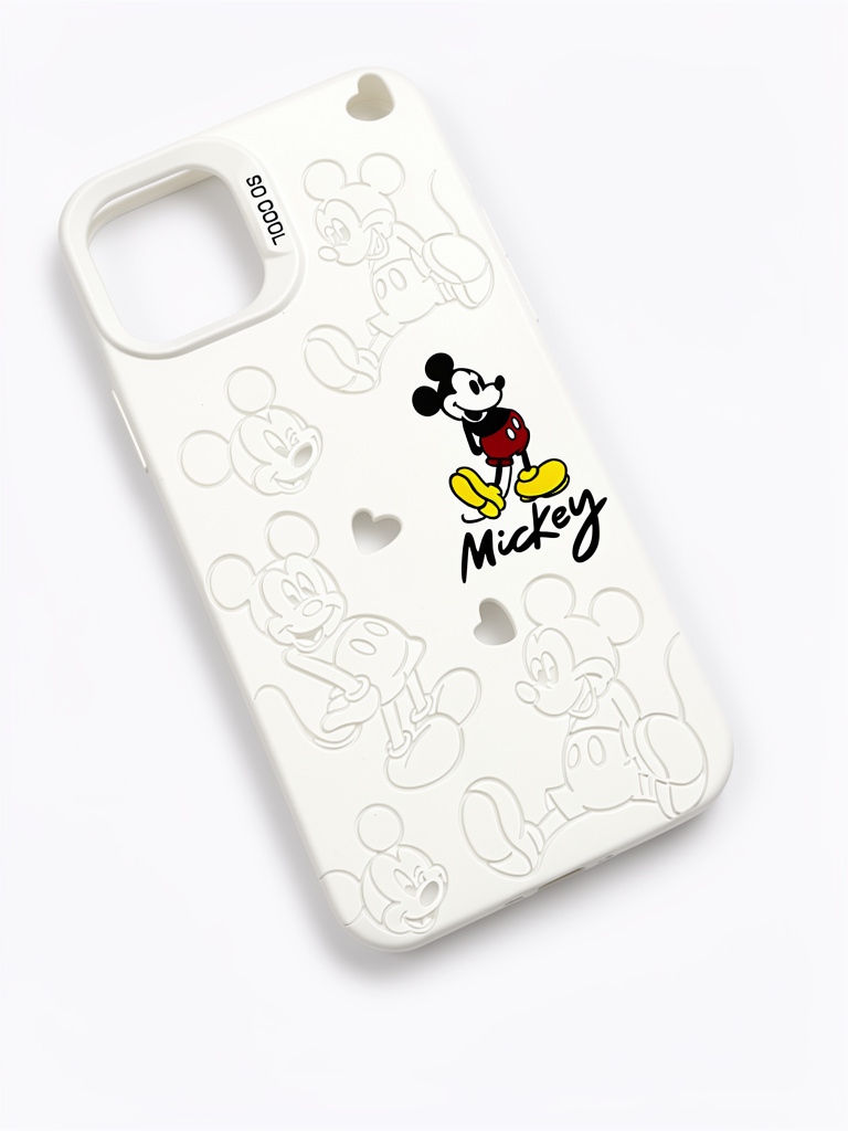 iPhone 11 pro Funda Mickey blanca