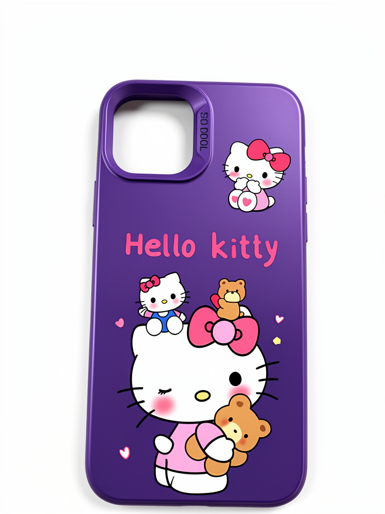 iPhone 11 Pro morado hello kitty