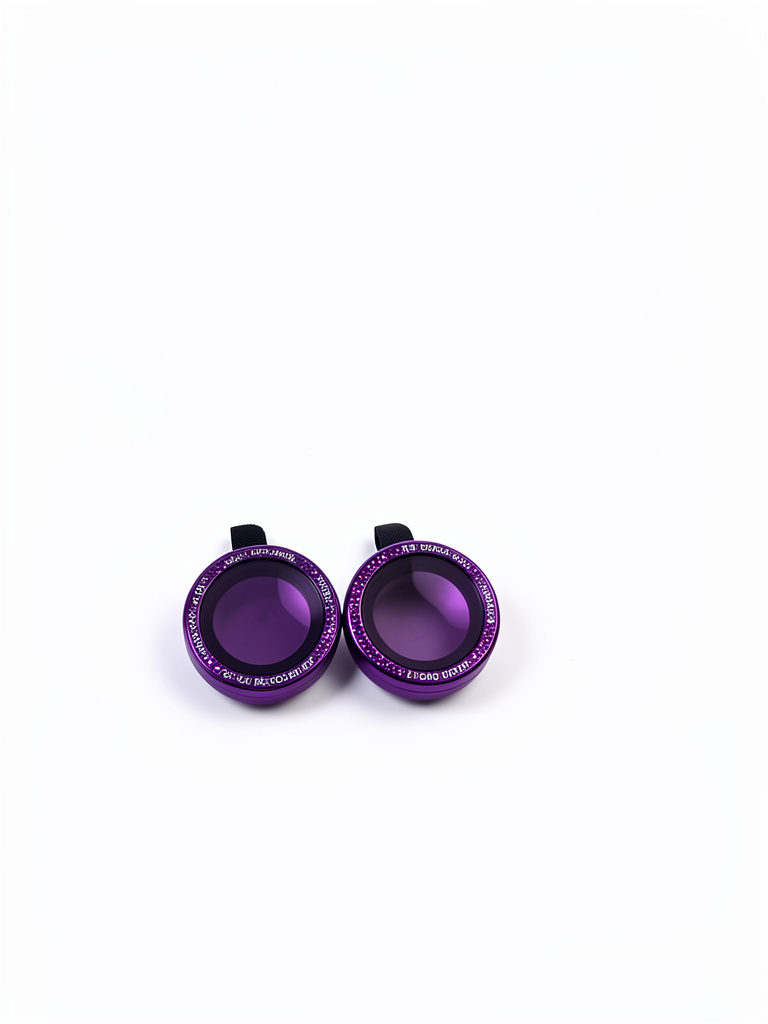 PROTECTOR DE CÁMARA 16 NORMAL/ 16 PLUS MORADO OSCURO CON BRILLOS