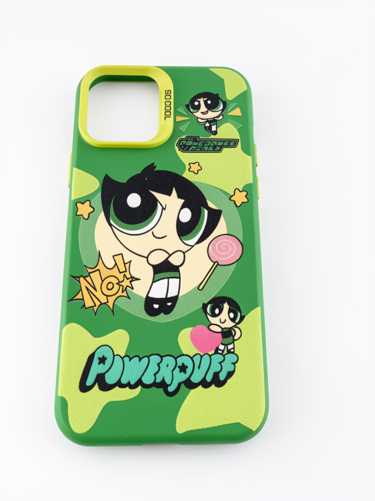 iPhone 12 normal / 12 proPowerpuff verde forro