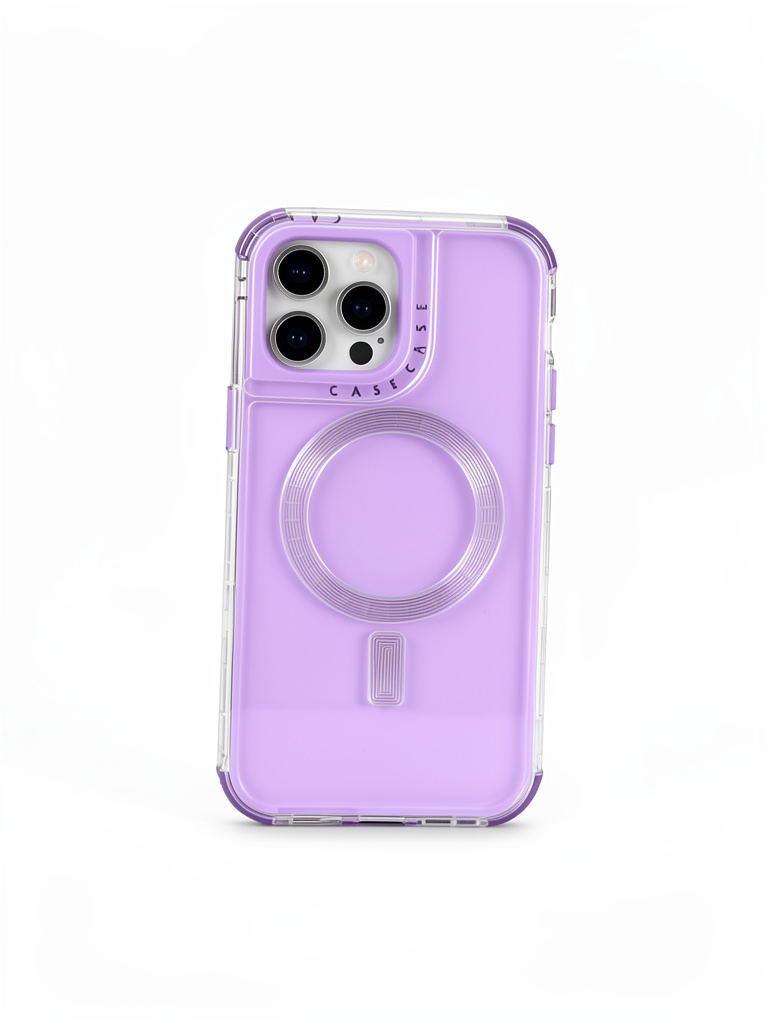 iPhone 15 Melking lila case