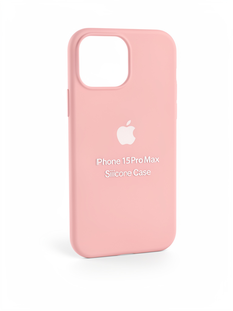 Apple case silicona rosa palo 15 Pro Max