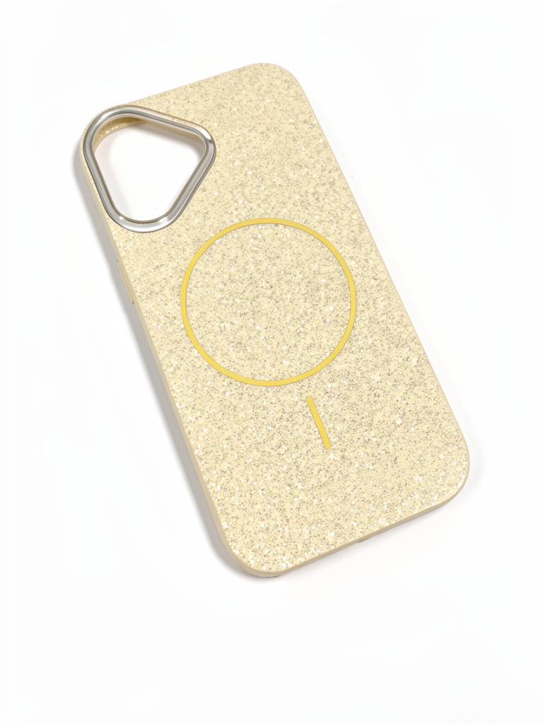 iPhone 16 normal Case glitter con MagSafe