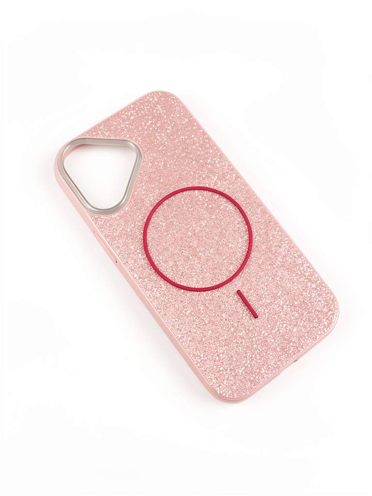 iPhone e 16 normal Case rosa glitter iPhone
