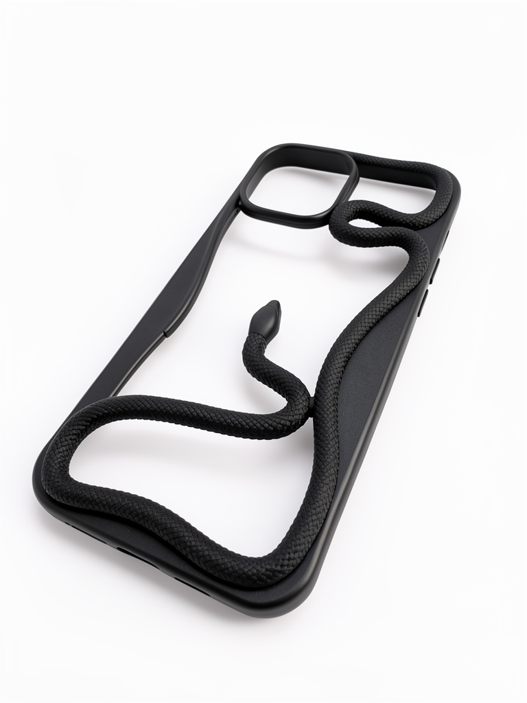 CASE 12 PRO MAX SERPIENTE 3D