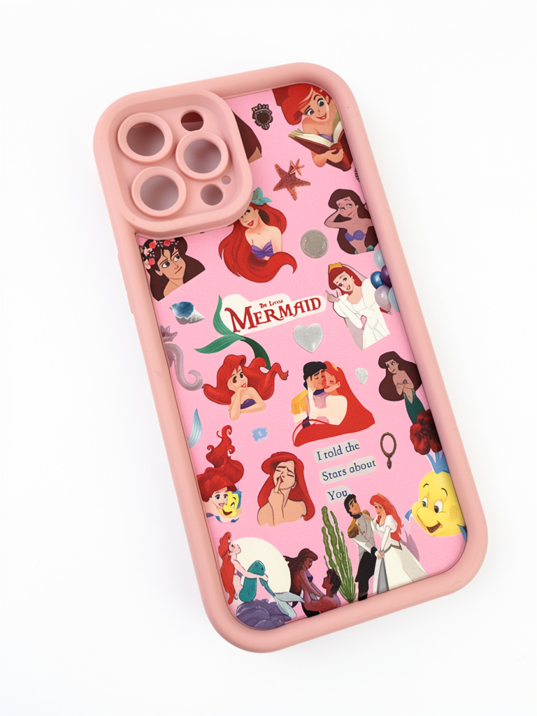 iPhone 12 Pro Max Funda sirenas rosa