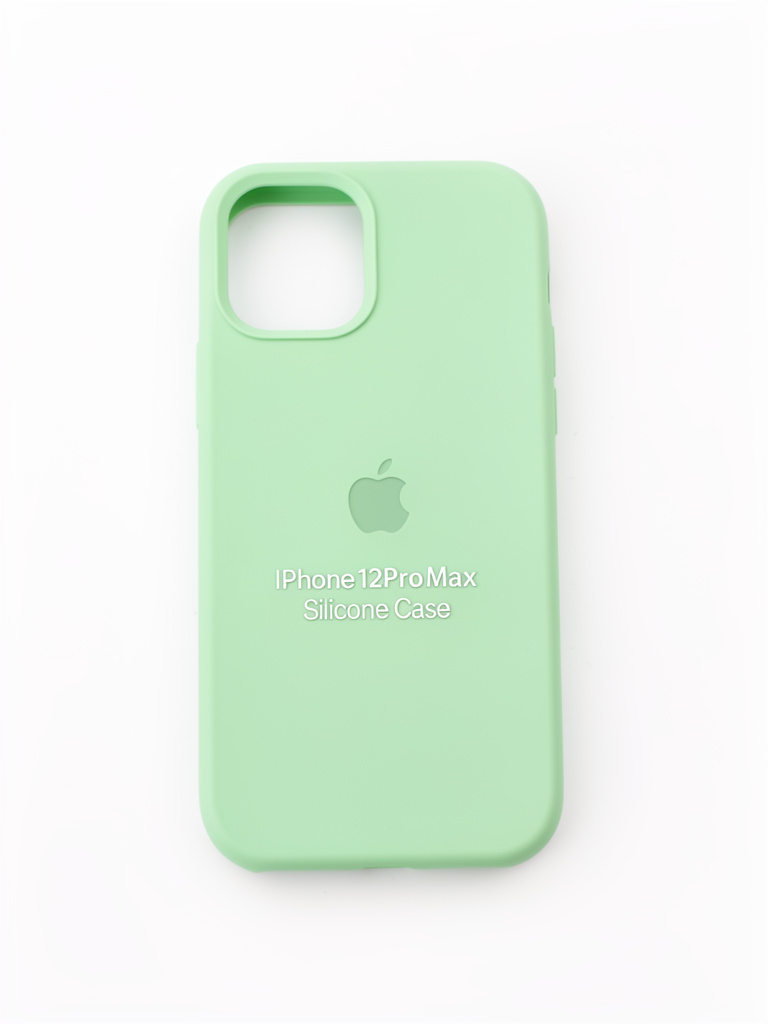 IPHONE 12 pro Max Apple verde menta funda silicona