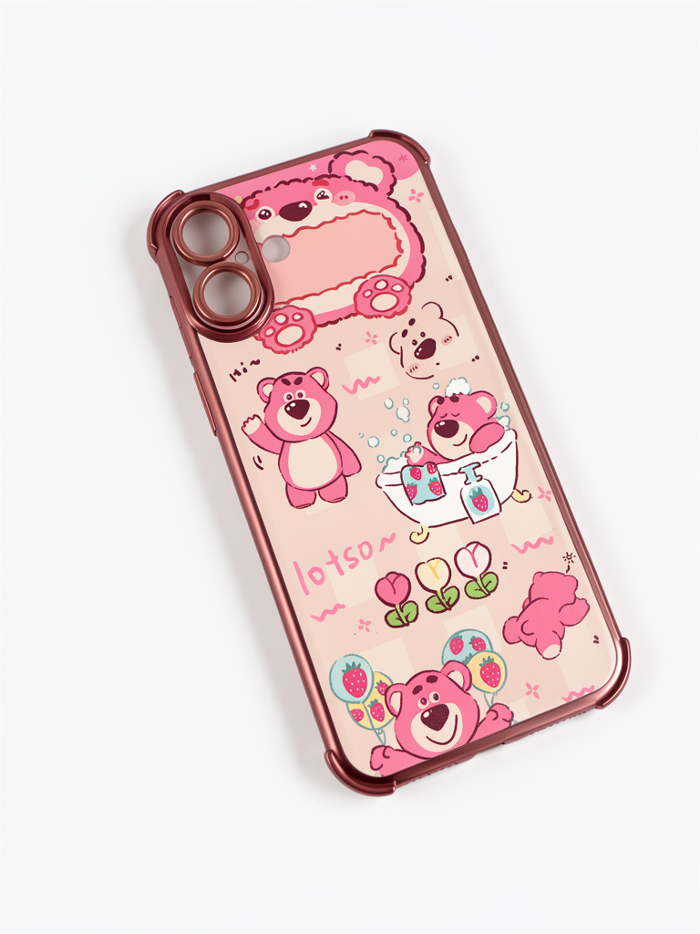 iPhone 16 plus Lotso case rosa