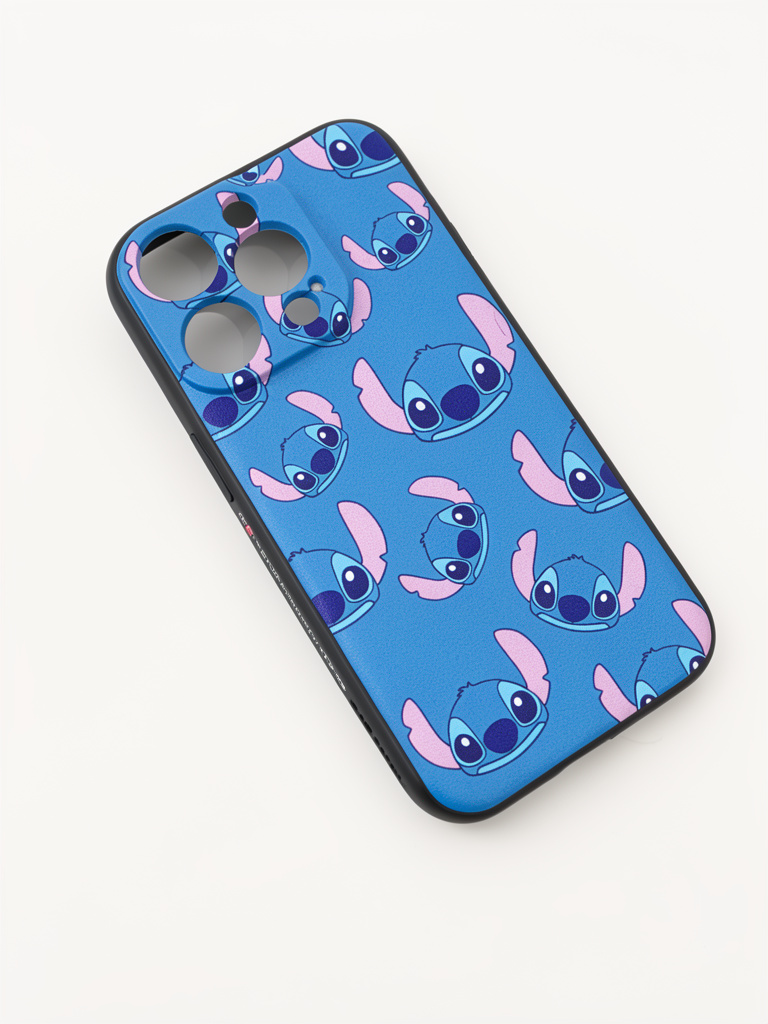 iPhone 14 Pro Stitch case azul