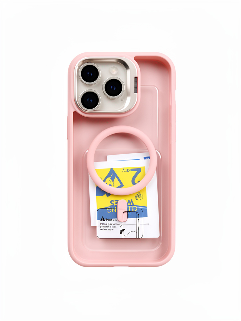 iPhone 16 pro Max Magnetic Case rosado
