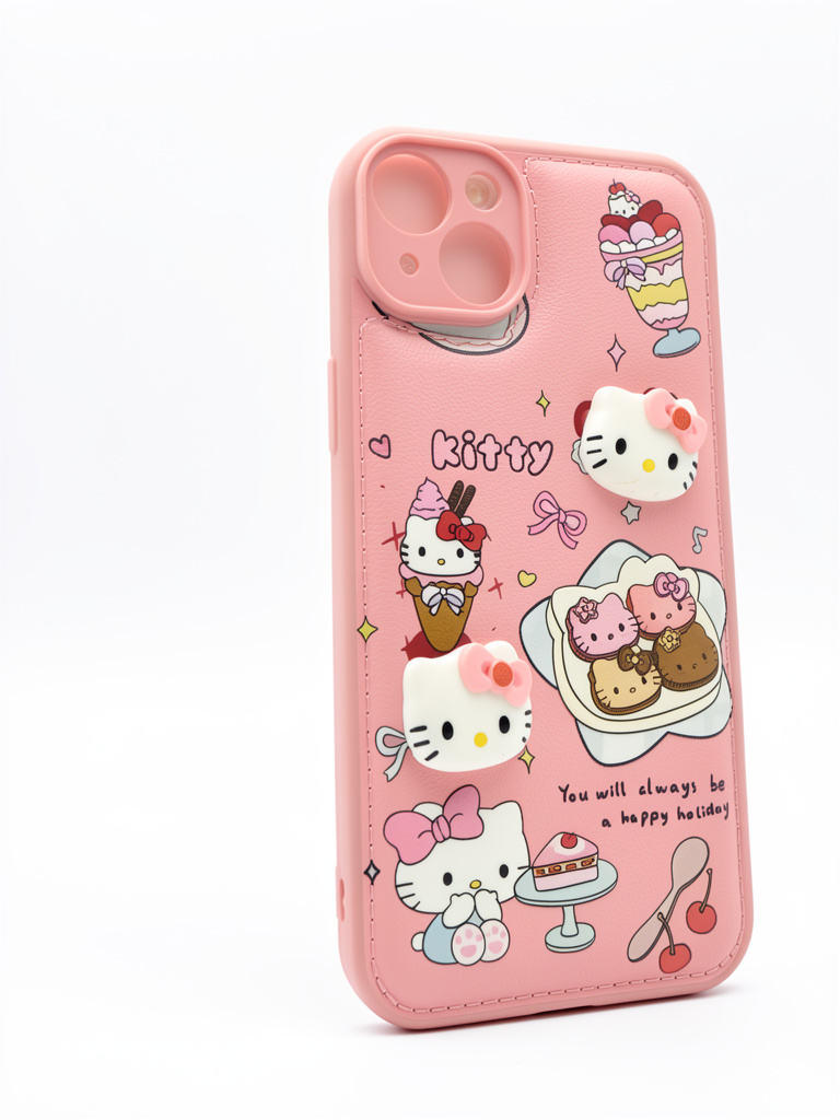 iPhone 14/15 plusHello Kitty case rosa