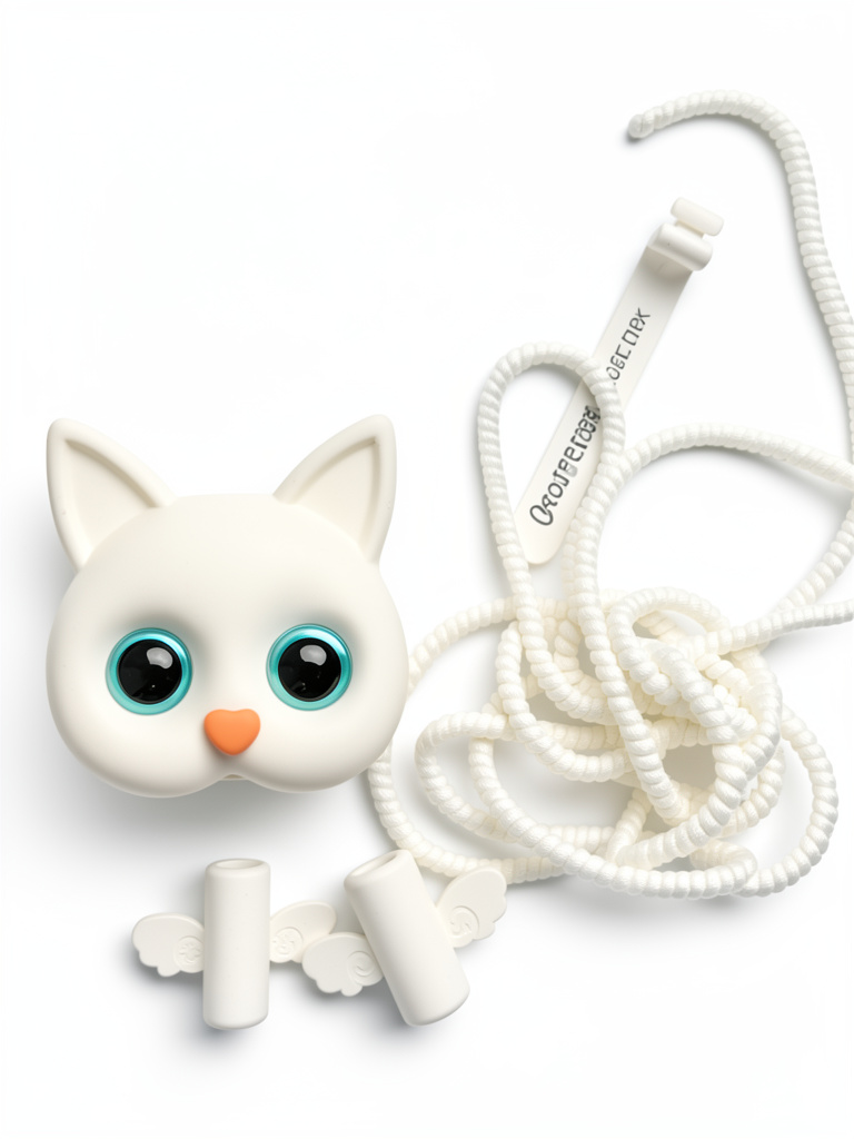 Funda blanca gato para iPhone 11 Pro Max