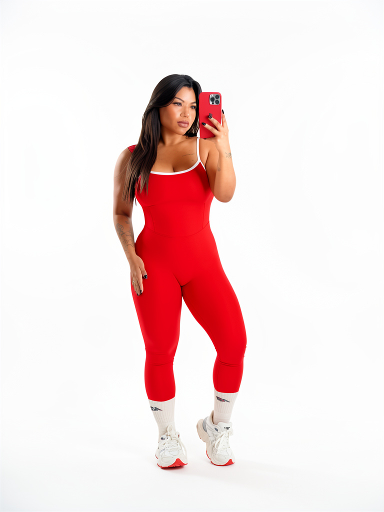 Macacão Ariela vermelho
